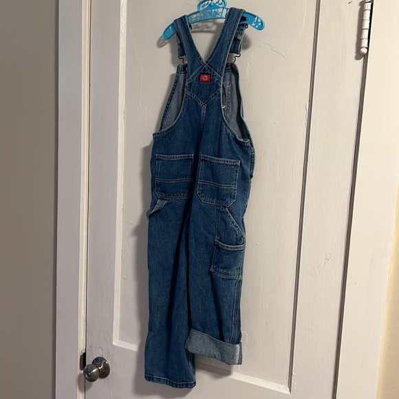 Dickies Denim Overalls Medium 5 6 - Picture 3 of 4